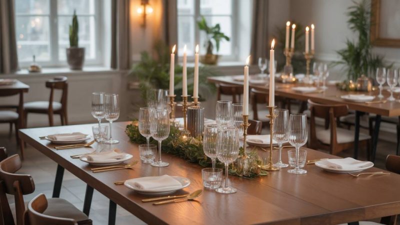 Comment organiser un dîner chic entre gentlemen : conseils déco, menu et style