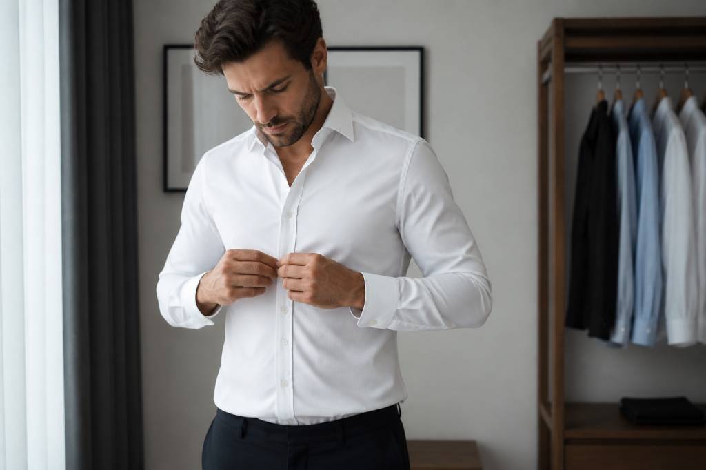 Comment choisir une chemise blanche parfaite pour homme : les coupes, matières et détails qui font la différence